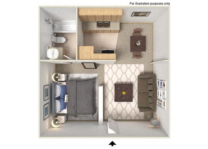 Studio floor plan