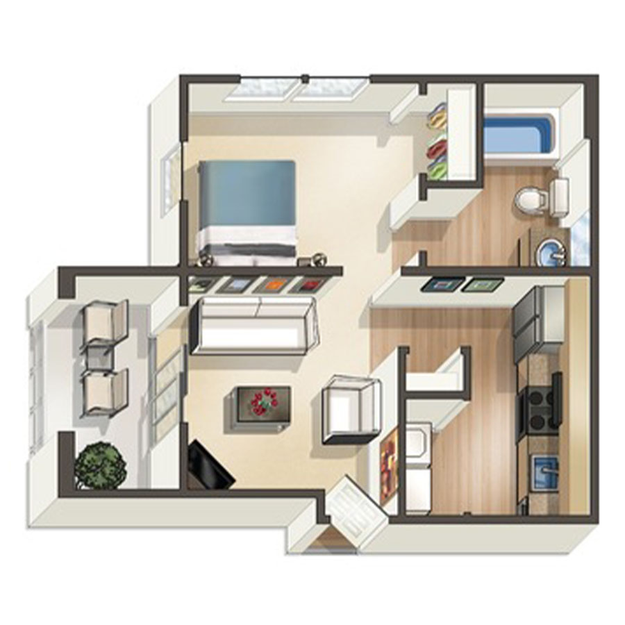 A1 floor plan
