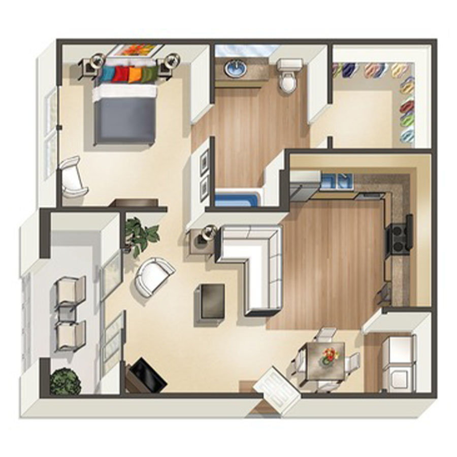 A2 floor plan