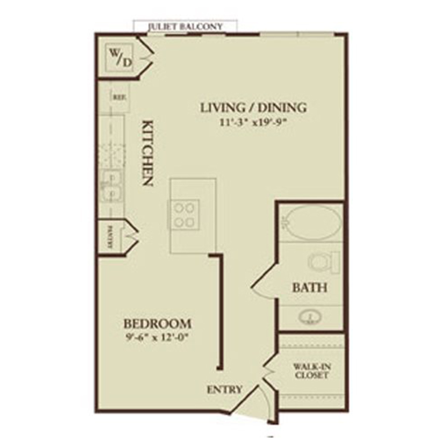 The Carrollton floor plan