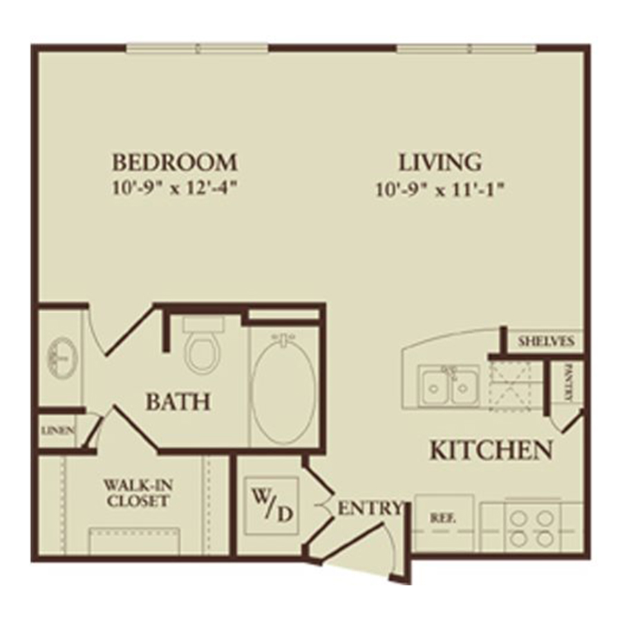 The Akard floor plan