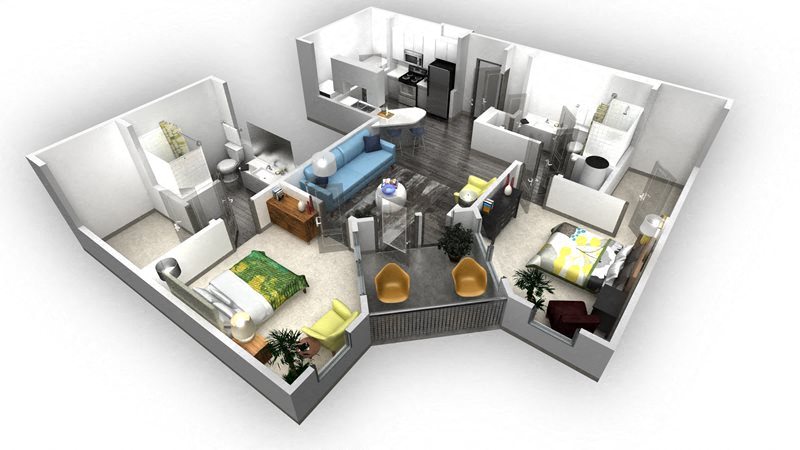 B2B floor plan