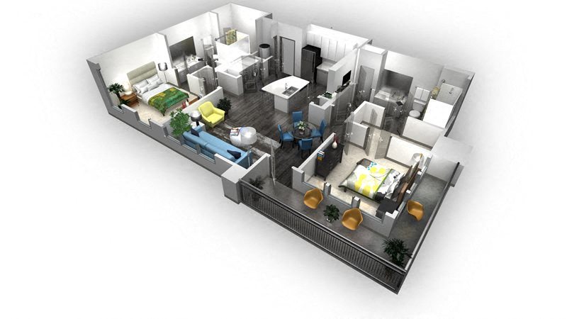 B2D floor plan