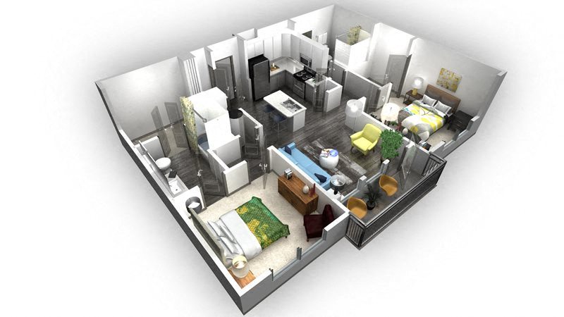 B2A floor plan
