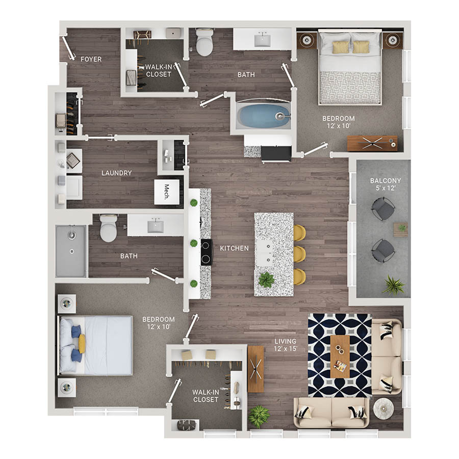 B2 floor plan