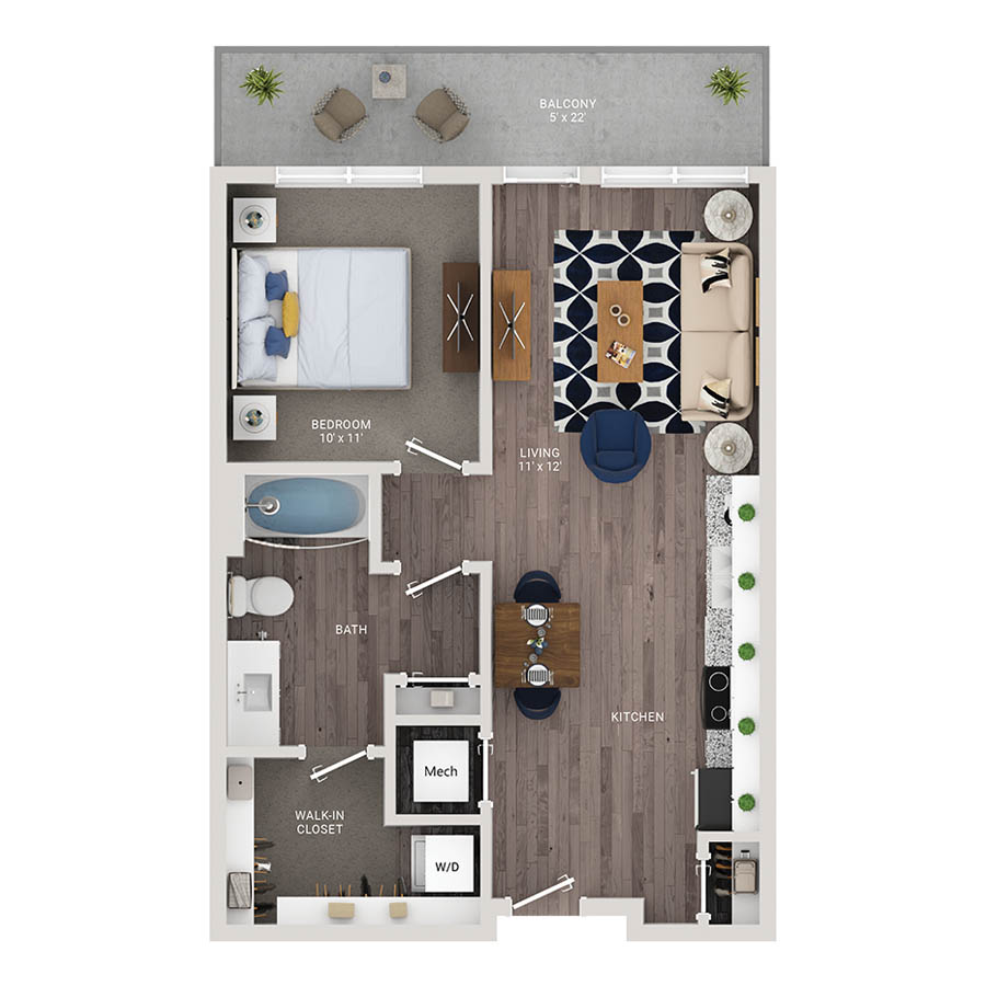 A2 floor plan