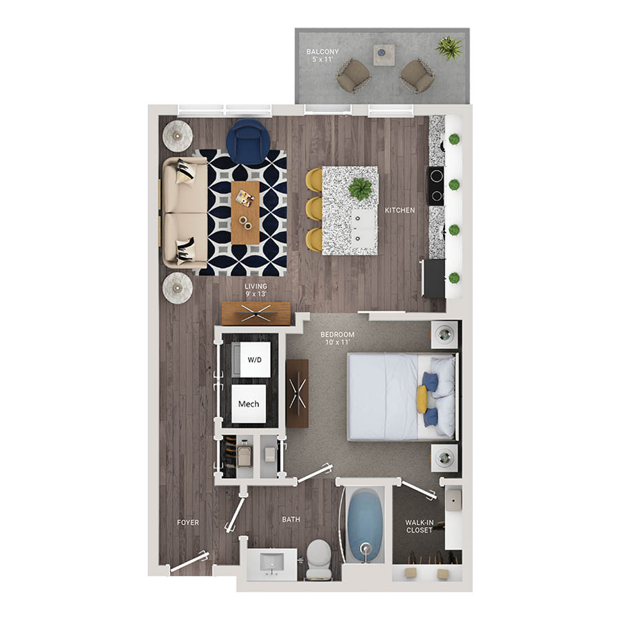 A1 floor plan