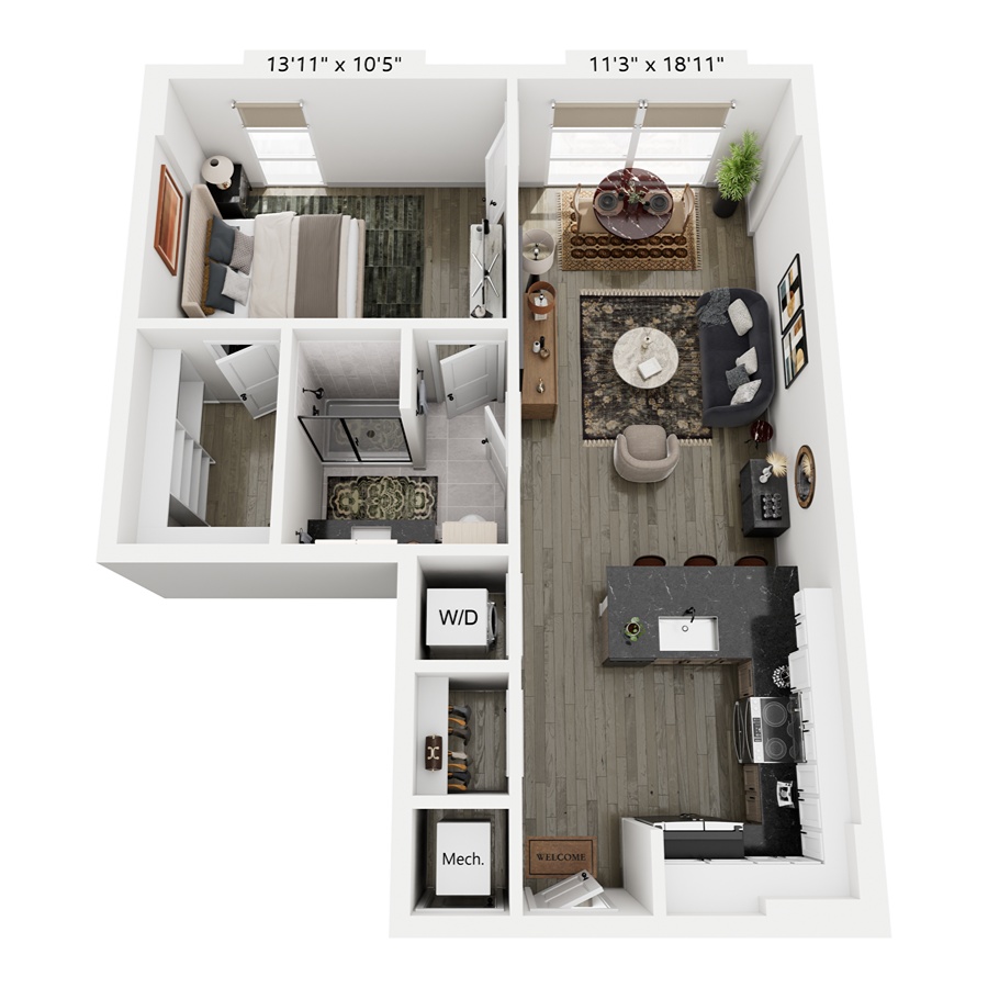 A14 floor plan