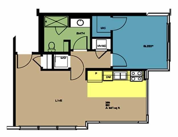 Masonry TC-A2 floor plan