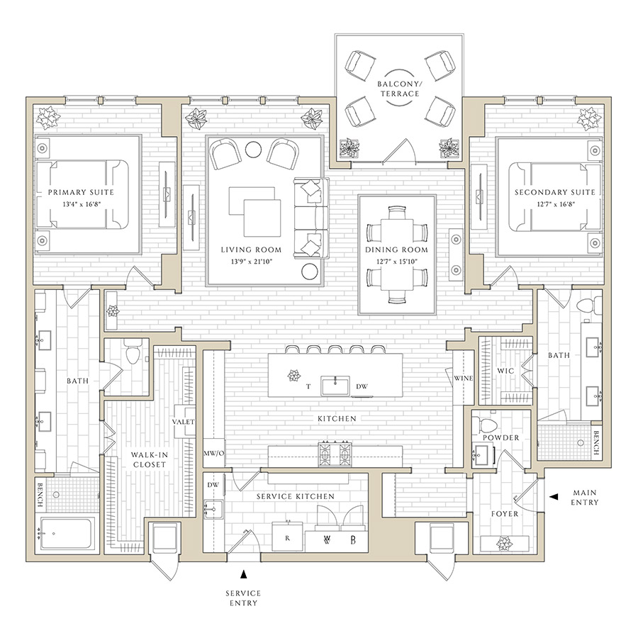 Gardenia floor plan