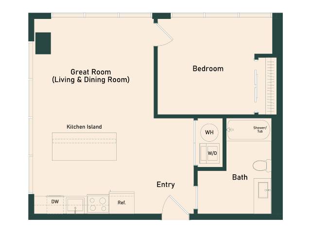 1B-6 floor plan