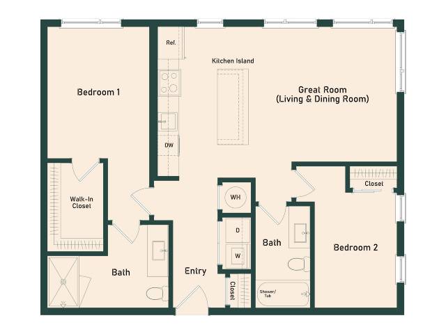 2B-2 floor plan