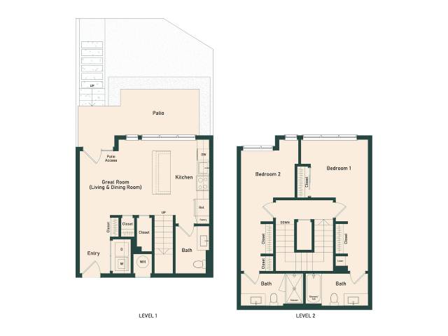 BR-2 floor plan