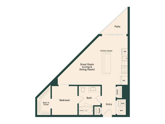 1B-3 floor plan