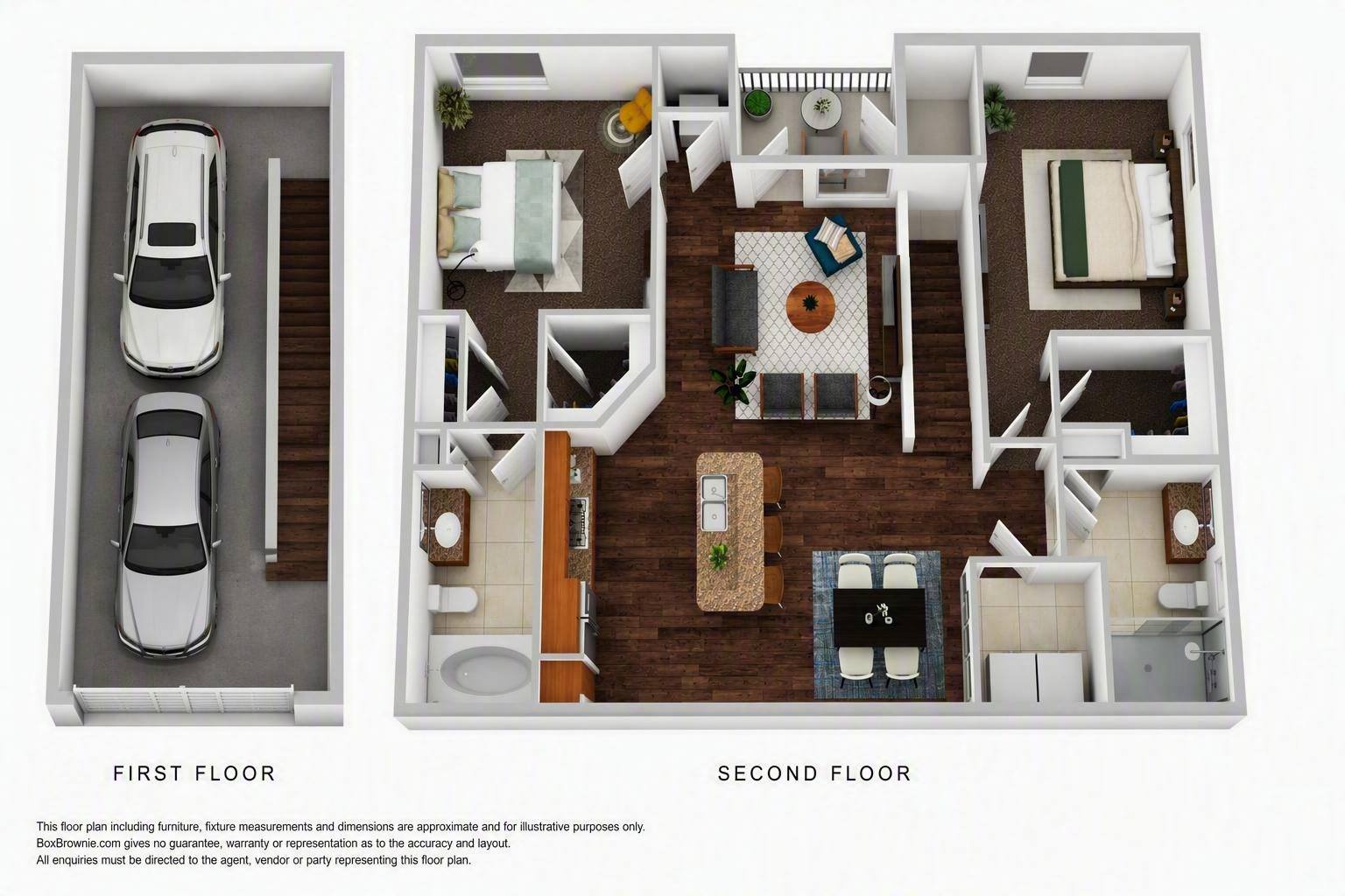 Daffin with Garage floor plan
