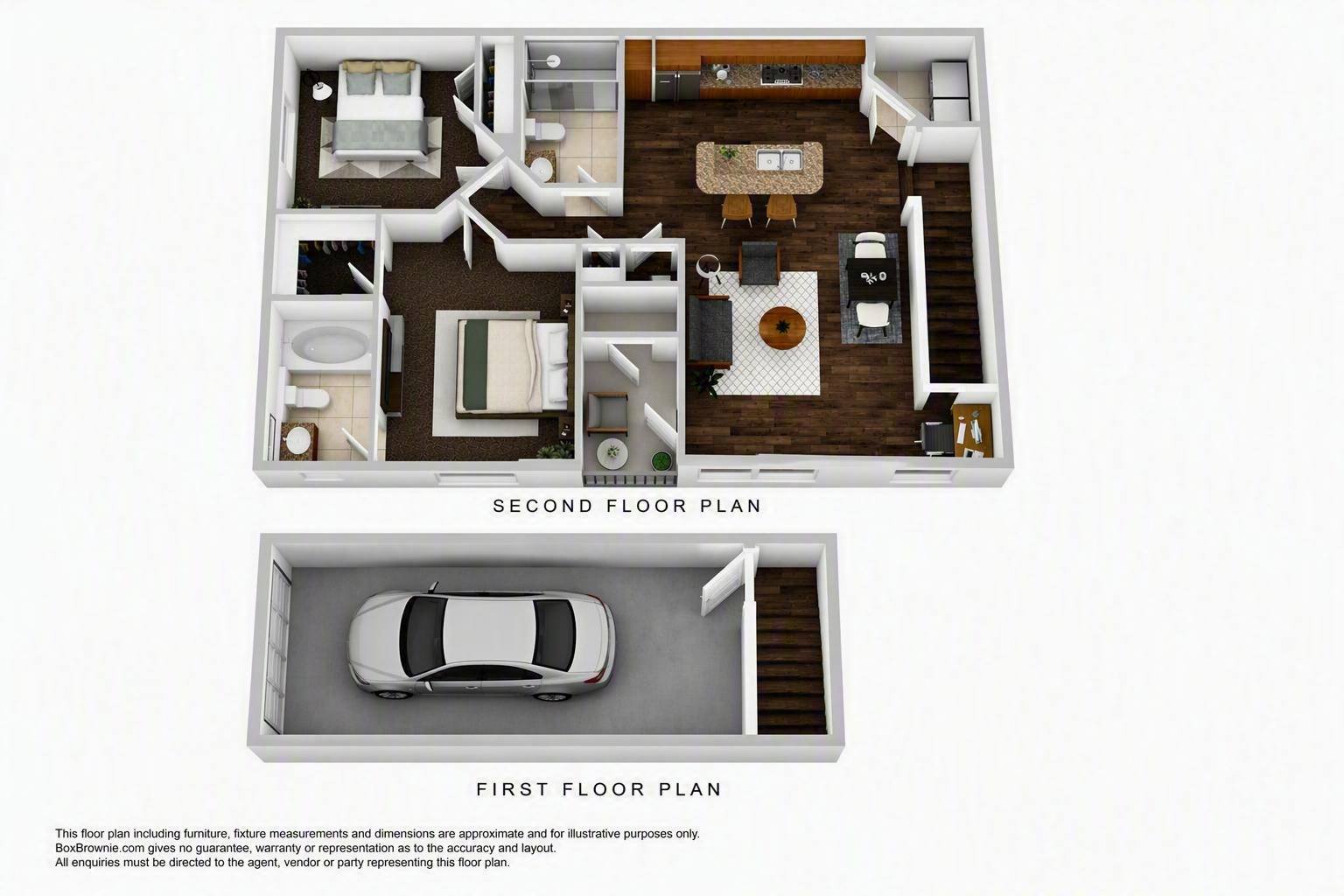 Greenwich with Garage floor plan