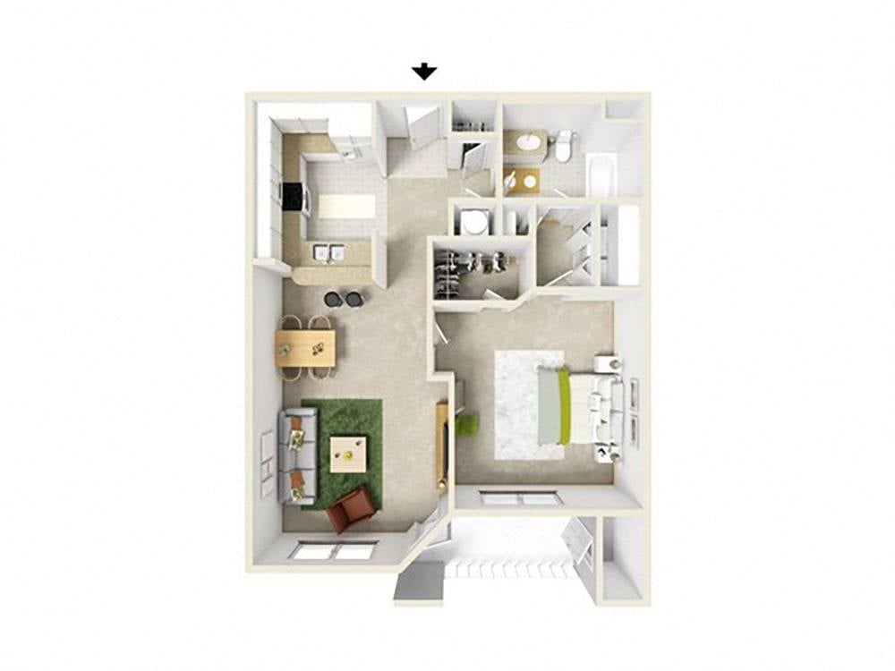 1 Bedroom Apartment – 4100 Hopewell Place #8302, McDonough, GA