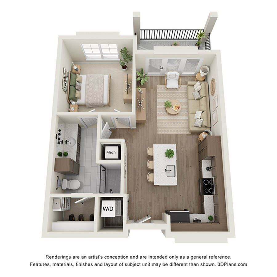 A1 floor plan
