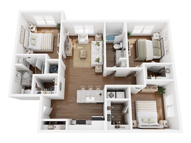 Mint house  Inside Mint House, an apartment-style hotel now open in