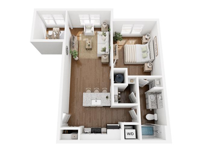 A2 floor plan