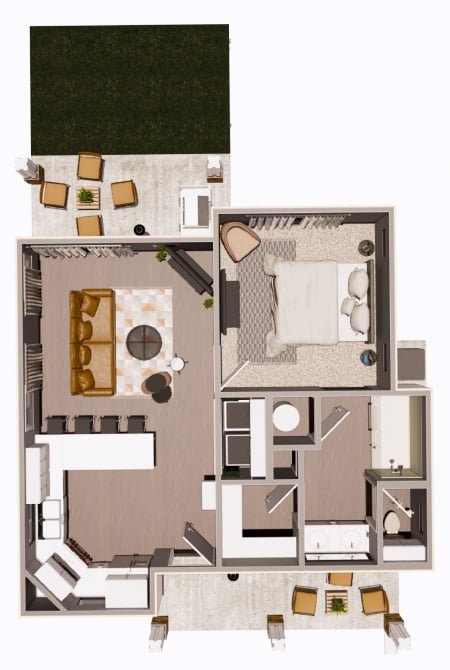 A floor plan