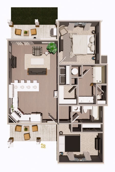 B floor plan
