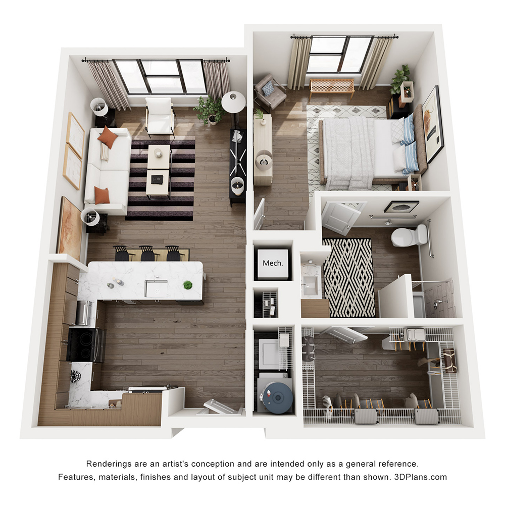 A2-HC floor plan