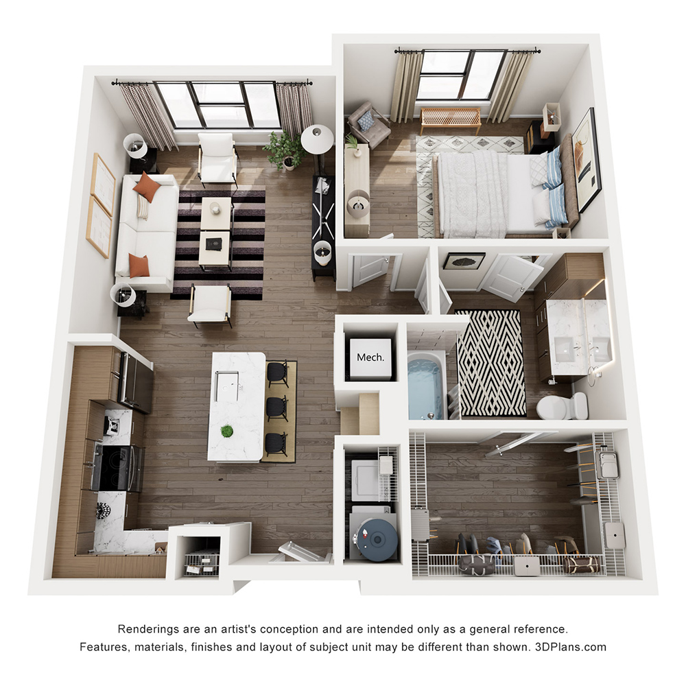 A2 floor plan