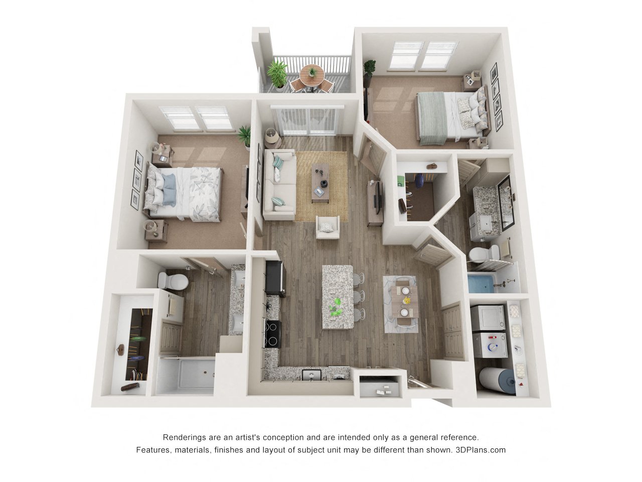 B2A floor plan