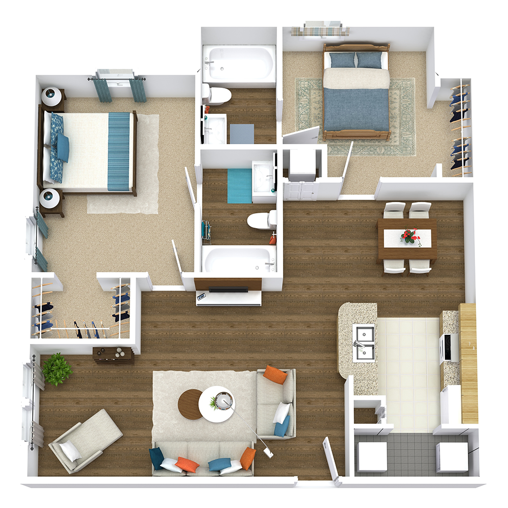 The Lombardy floor plan