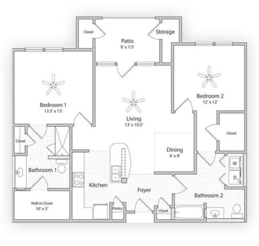 AFWC1 floor plan