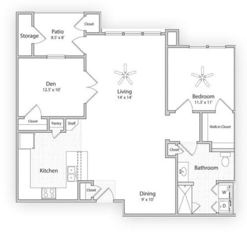 AFWB1 floor plan