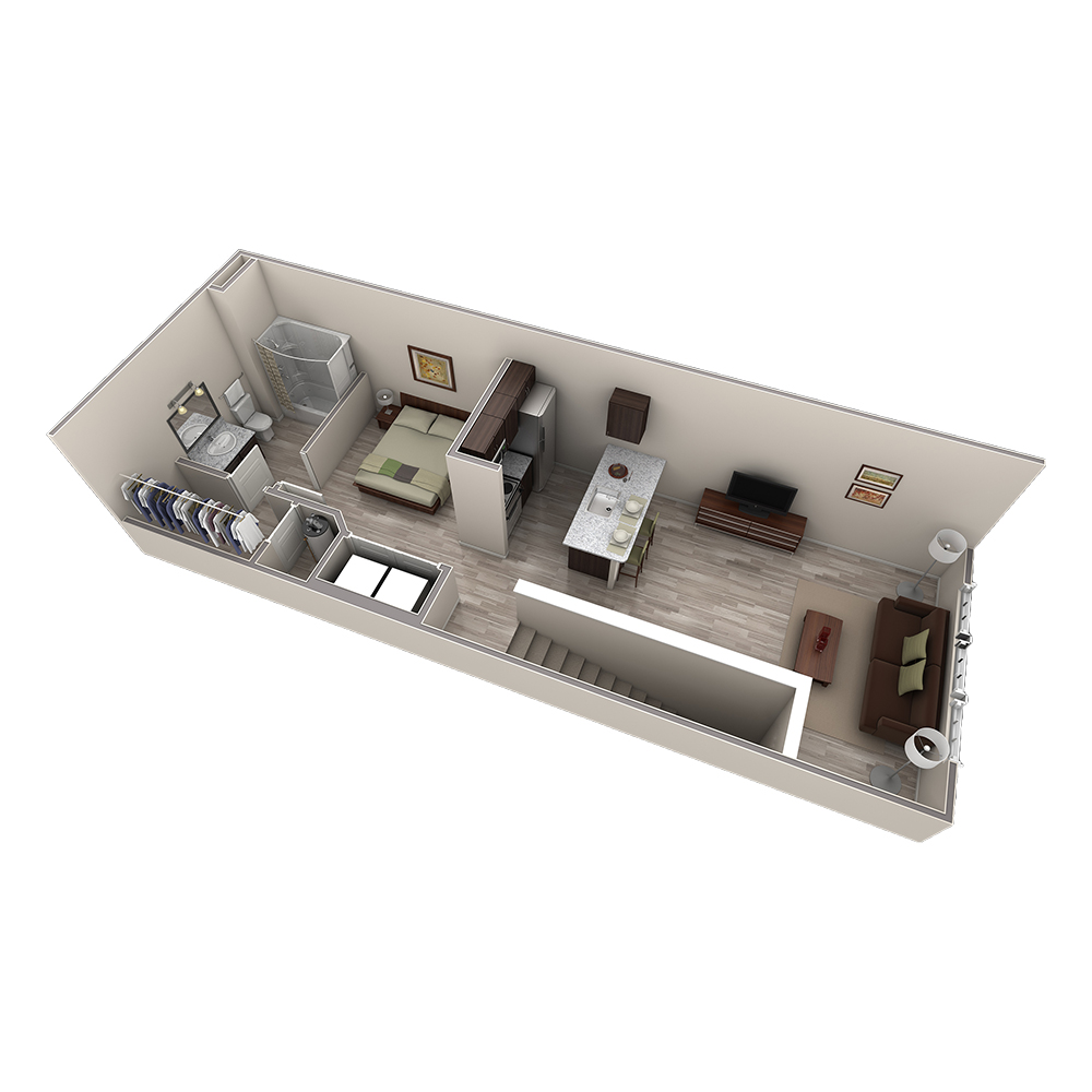 Studio Grand Overlook floor plan