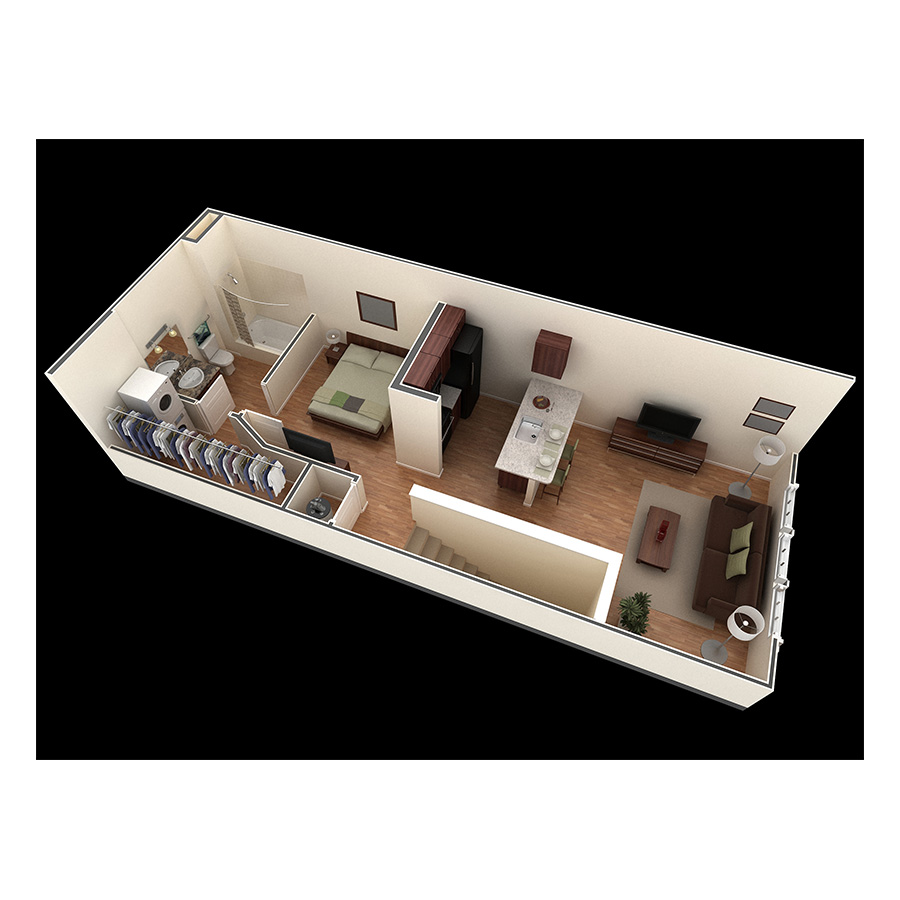Studio Grand Overlook floor plan
