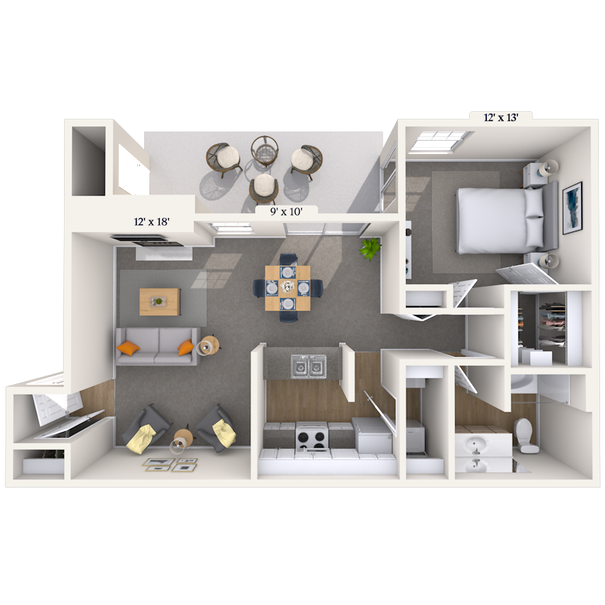 Dependent floor plan