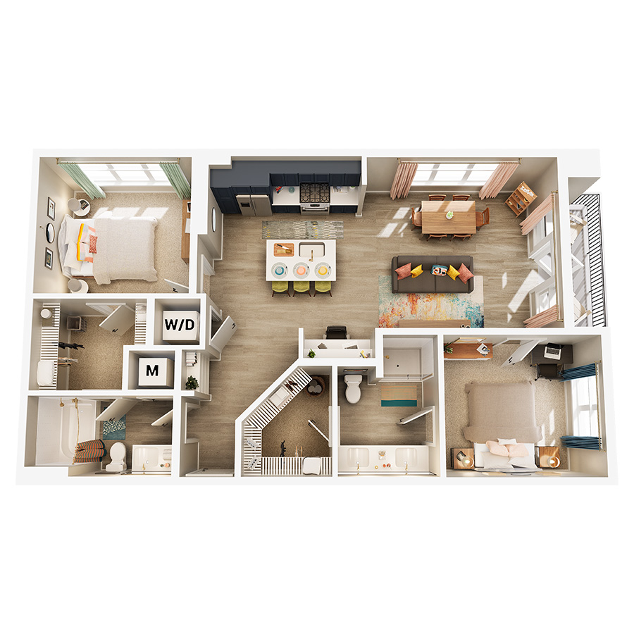 B2 floor plan