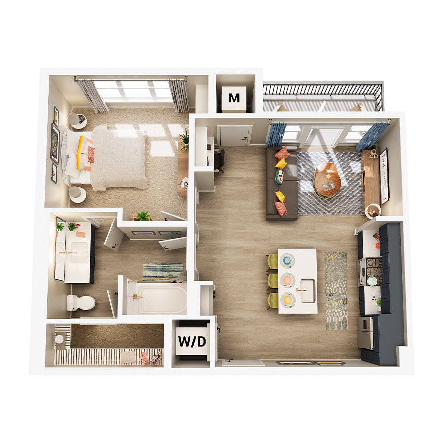 A2 floor plan