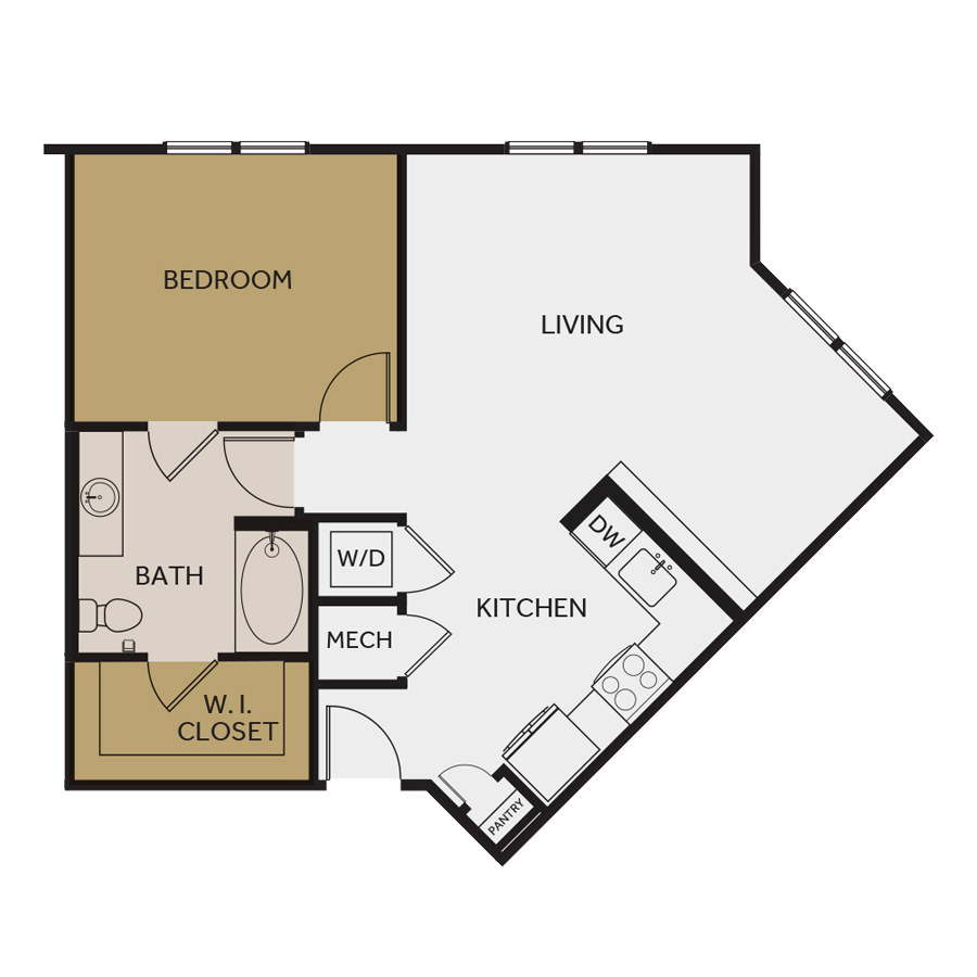 A2b floor plan