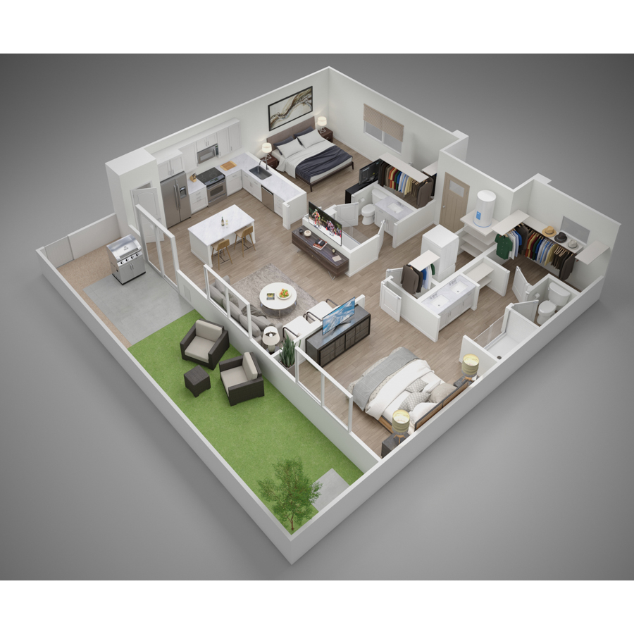 Elevate floor plan