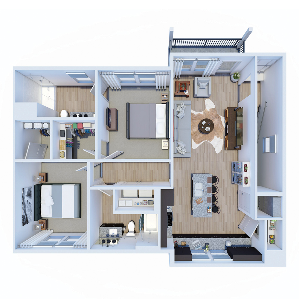 Diamond floor plan
