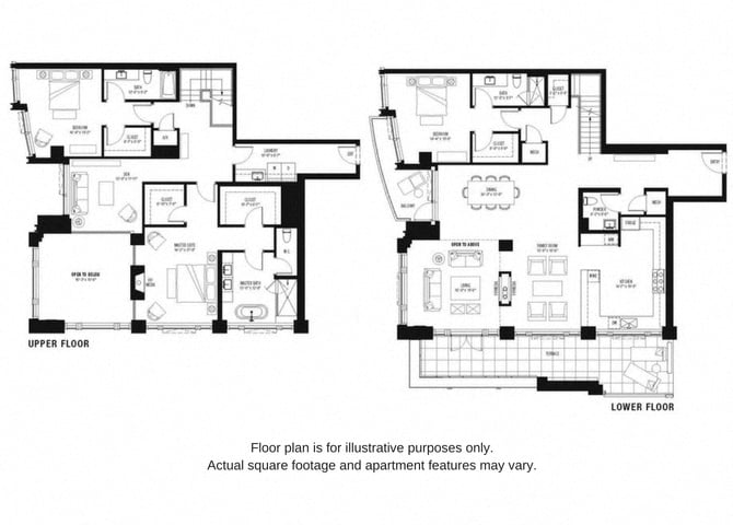 South 3102 Penthouse floor plan
