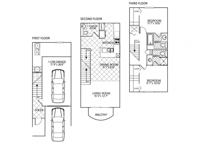 Barcelona floor plan