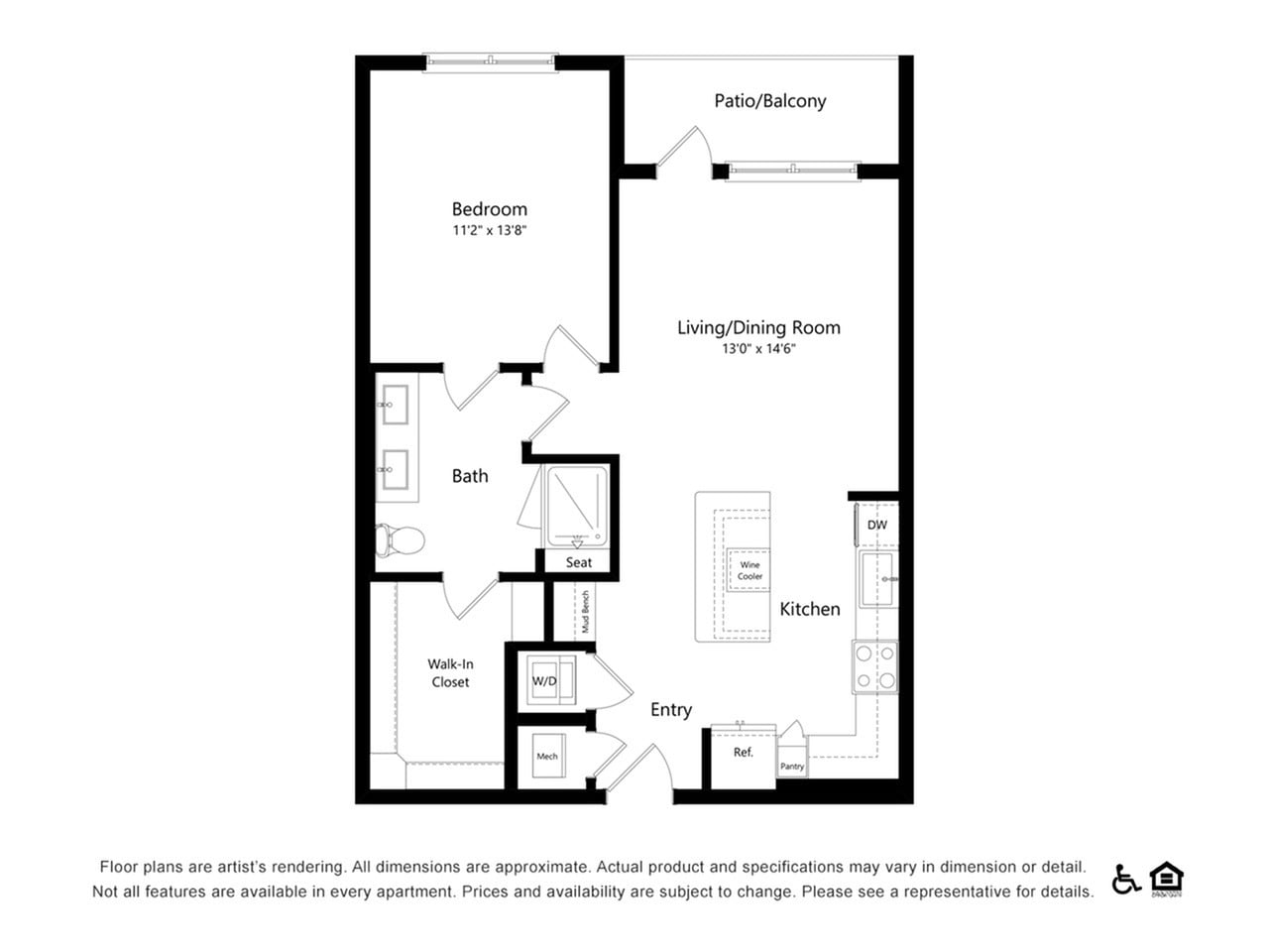 A2 floor plan