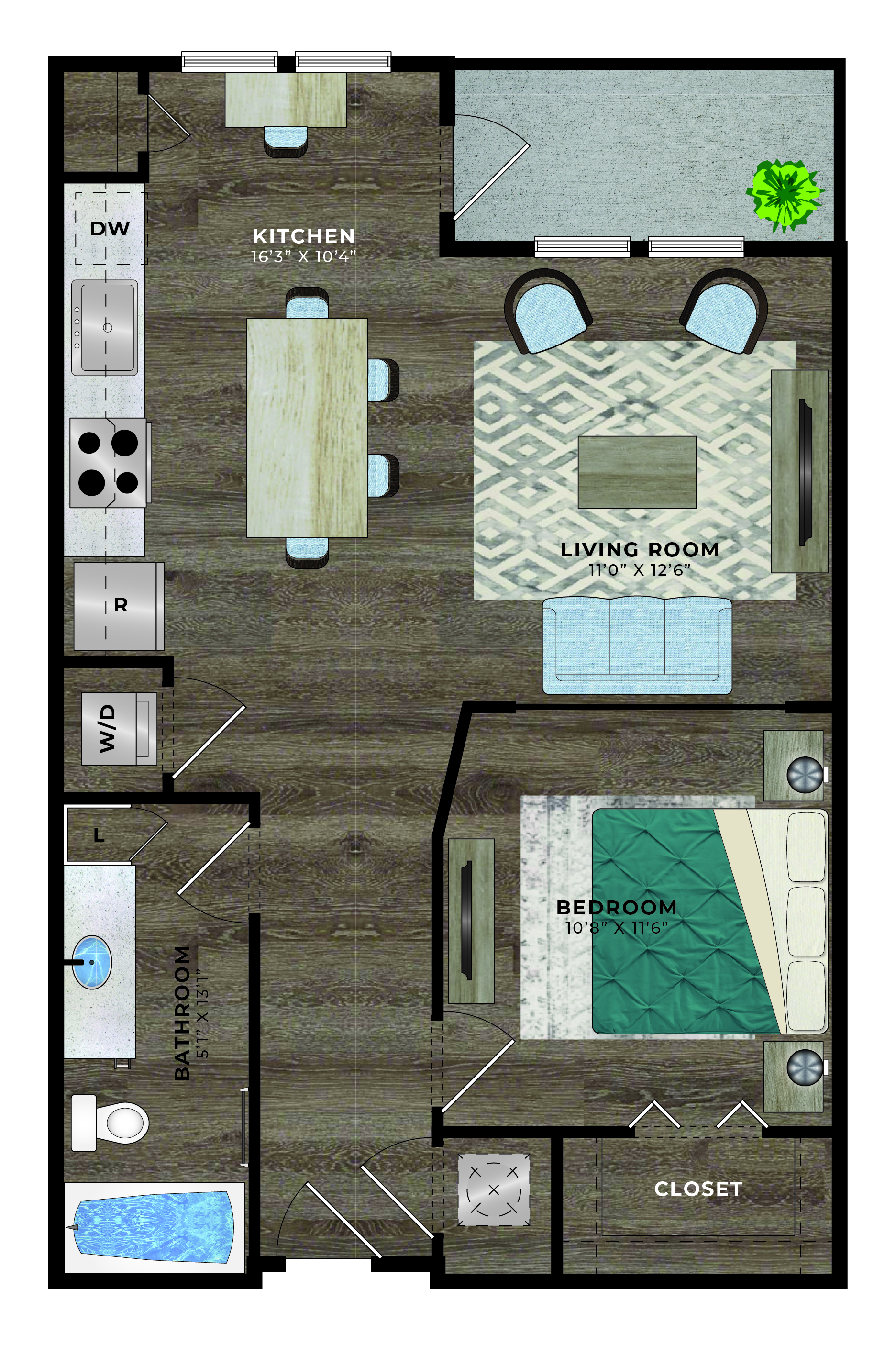 A1 floor plan