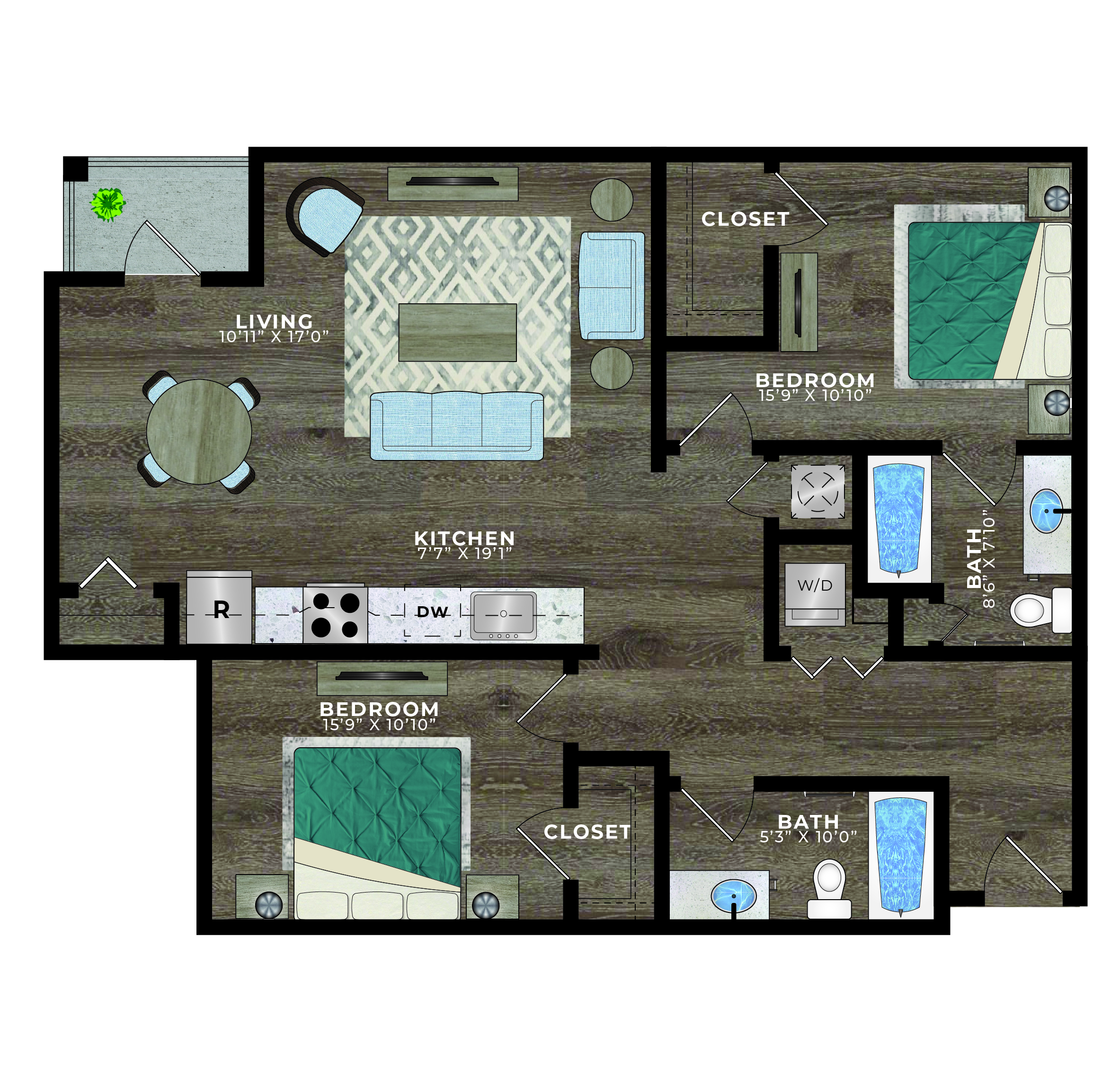 B2 floor plan