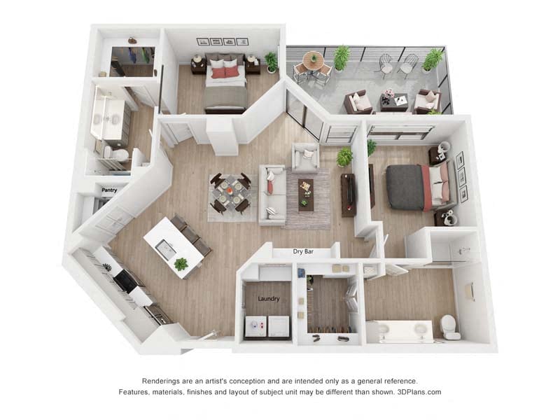 2-D floor plan