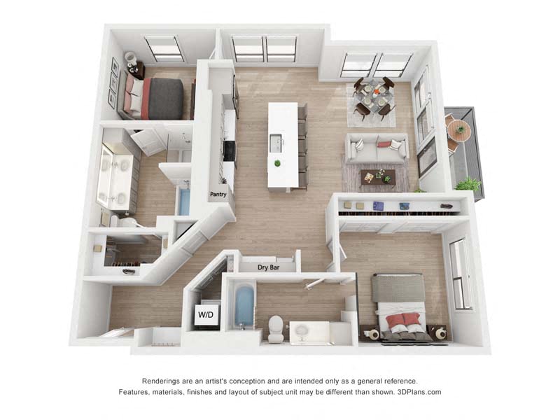 2-C floor plan