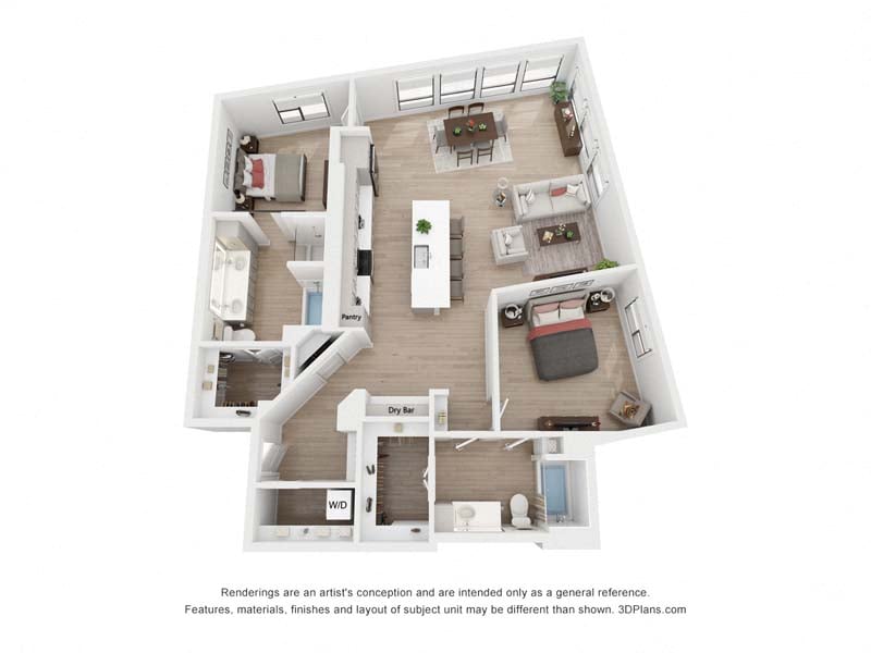 2-B floor plan