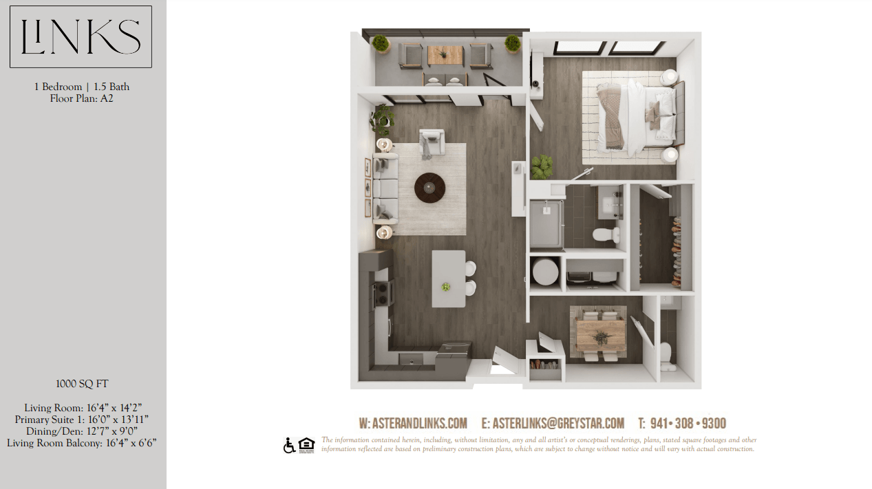 Links A2 floor plan