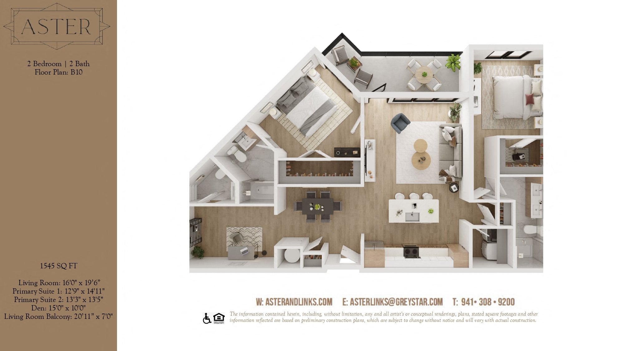Aster B10 floor plan